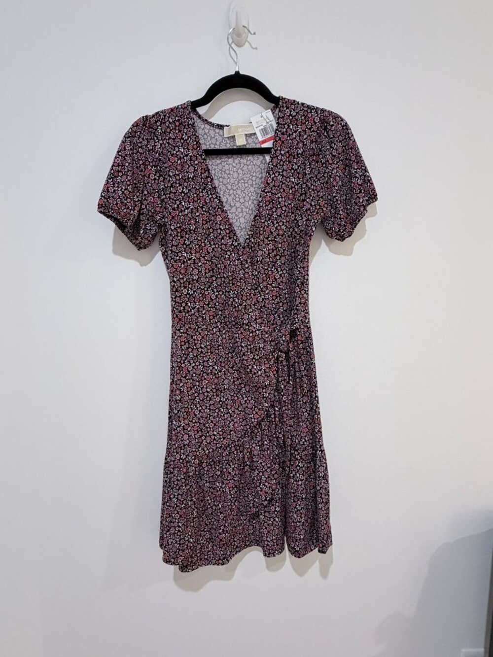 NWT Michael Kors Floral Ruffle Wrap Dress